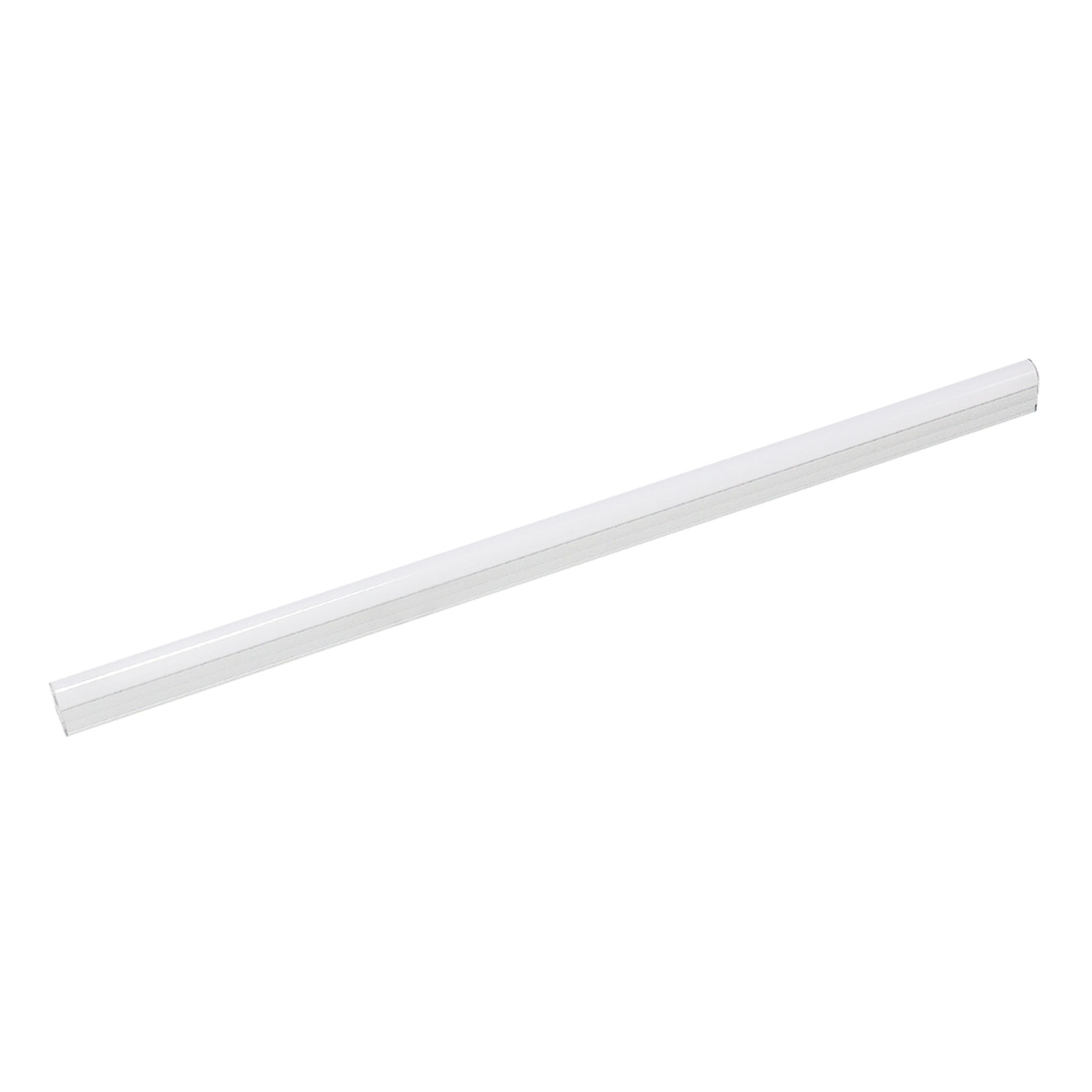 ZeeStick 1-Light Utility Light in White with Frosted White Polycarbonate Diffuser - Integrated LED - Image 0