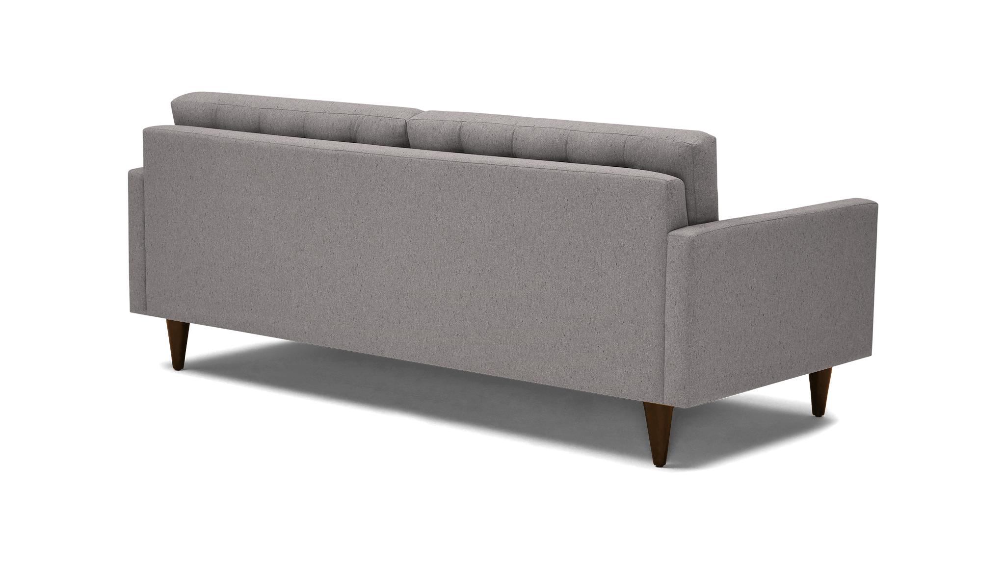 Purple Eliot Mid Century Modern Sofa - Sunbrella Premier Wisteria - Mocha - Image 3