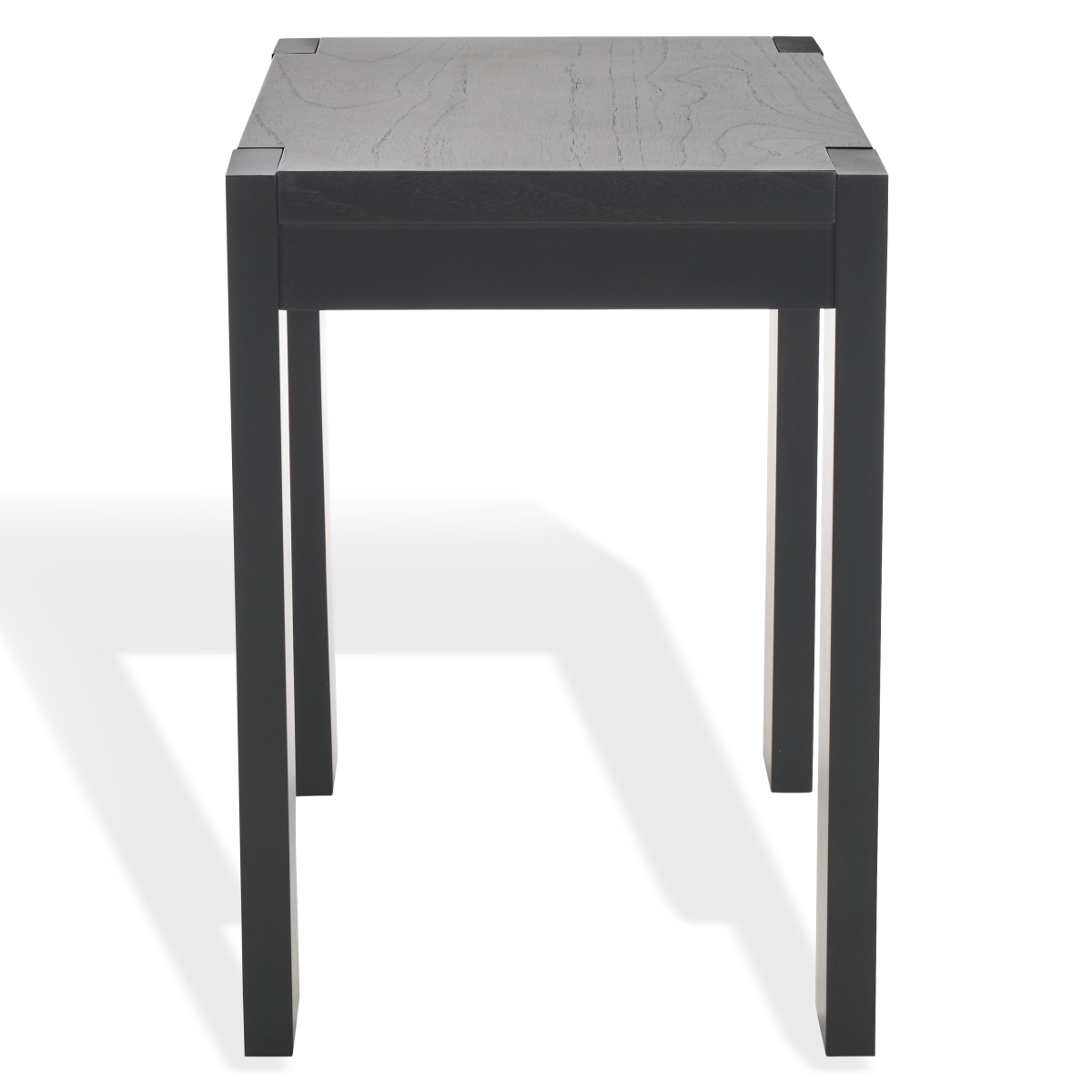 Nikole Rectangle Wood Accent Table - Black - Image 5