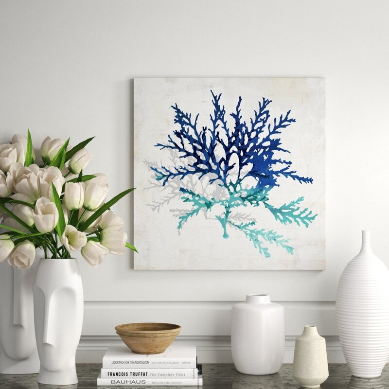 Chelsea Art Studio Cerulean Coral I by Sofia Fox - Painting - Image 0