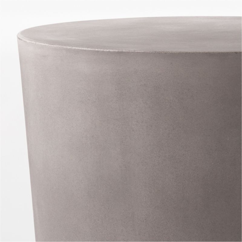 Cap Grey Cement Side Table - Image 2