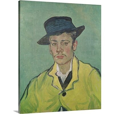 'Portrait of Armand Roulin, 1888' by Vincent Van Gogh Painting Print - Image 0