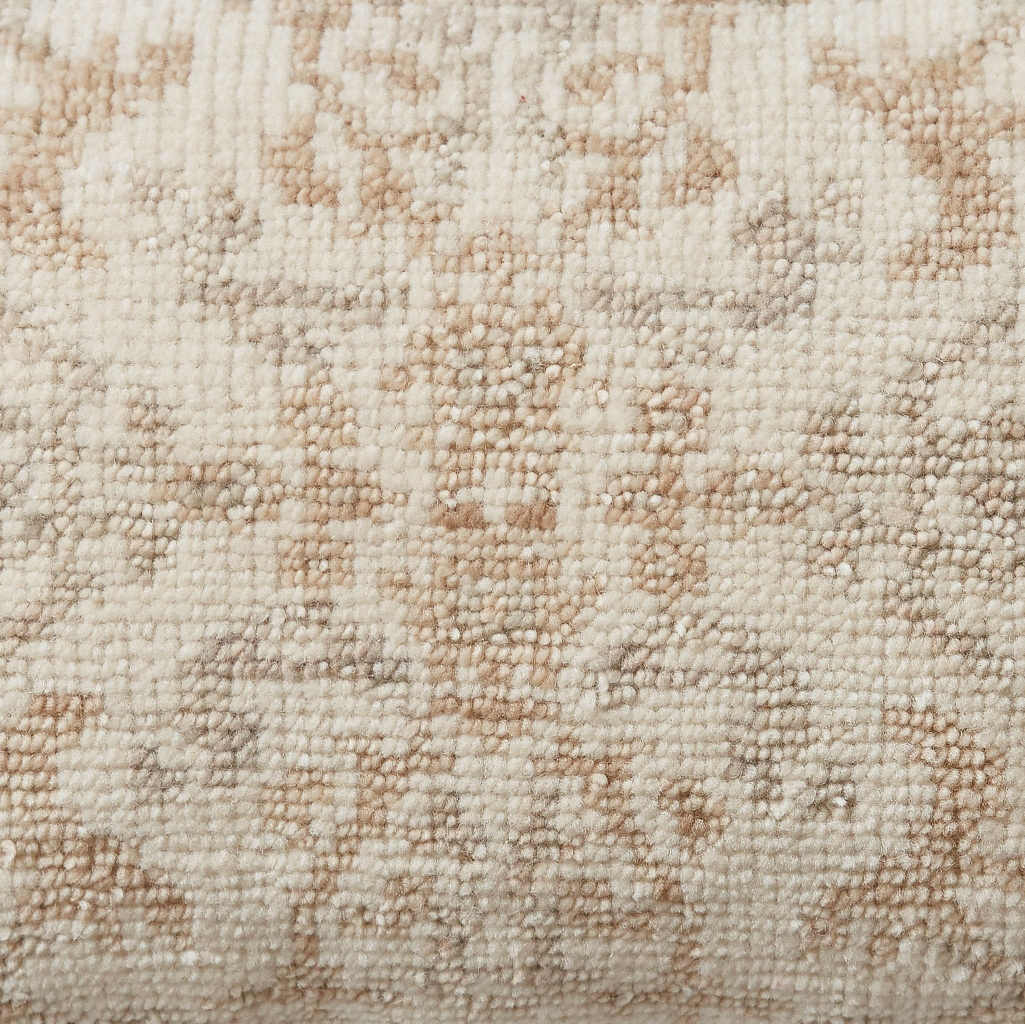 The Citizenry Akira Hand-Knotted Lumbar Pillow | 12" x 20" | Sand - Image 2