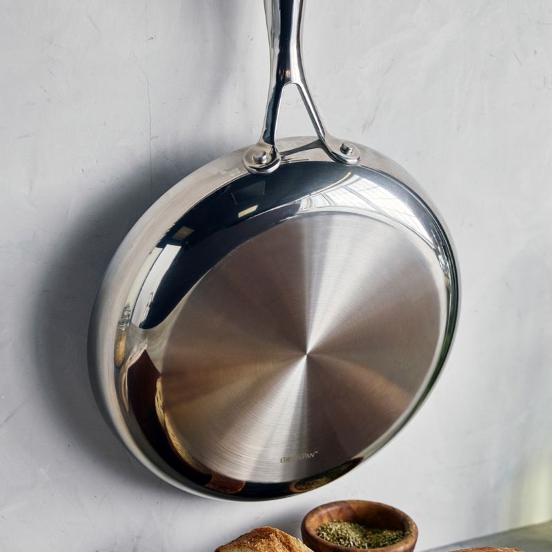 GreenPan™ Valencia Pro Stainless Steel 12" Fry Pan - Image 4