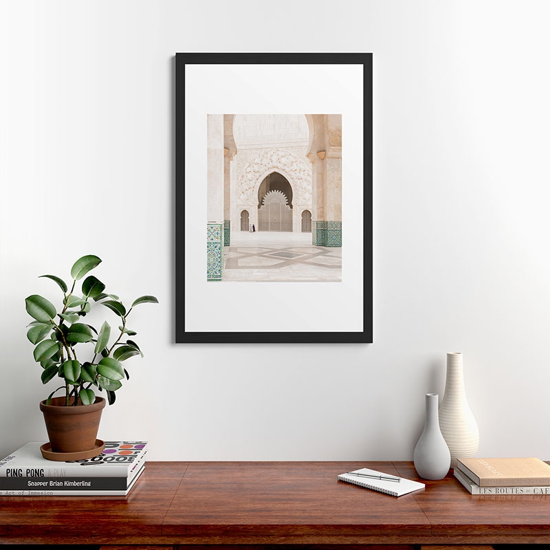 Morocco Ii by TRVLR Designs - Classic Framed Art Print Black 24" x 36" - Image 1