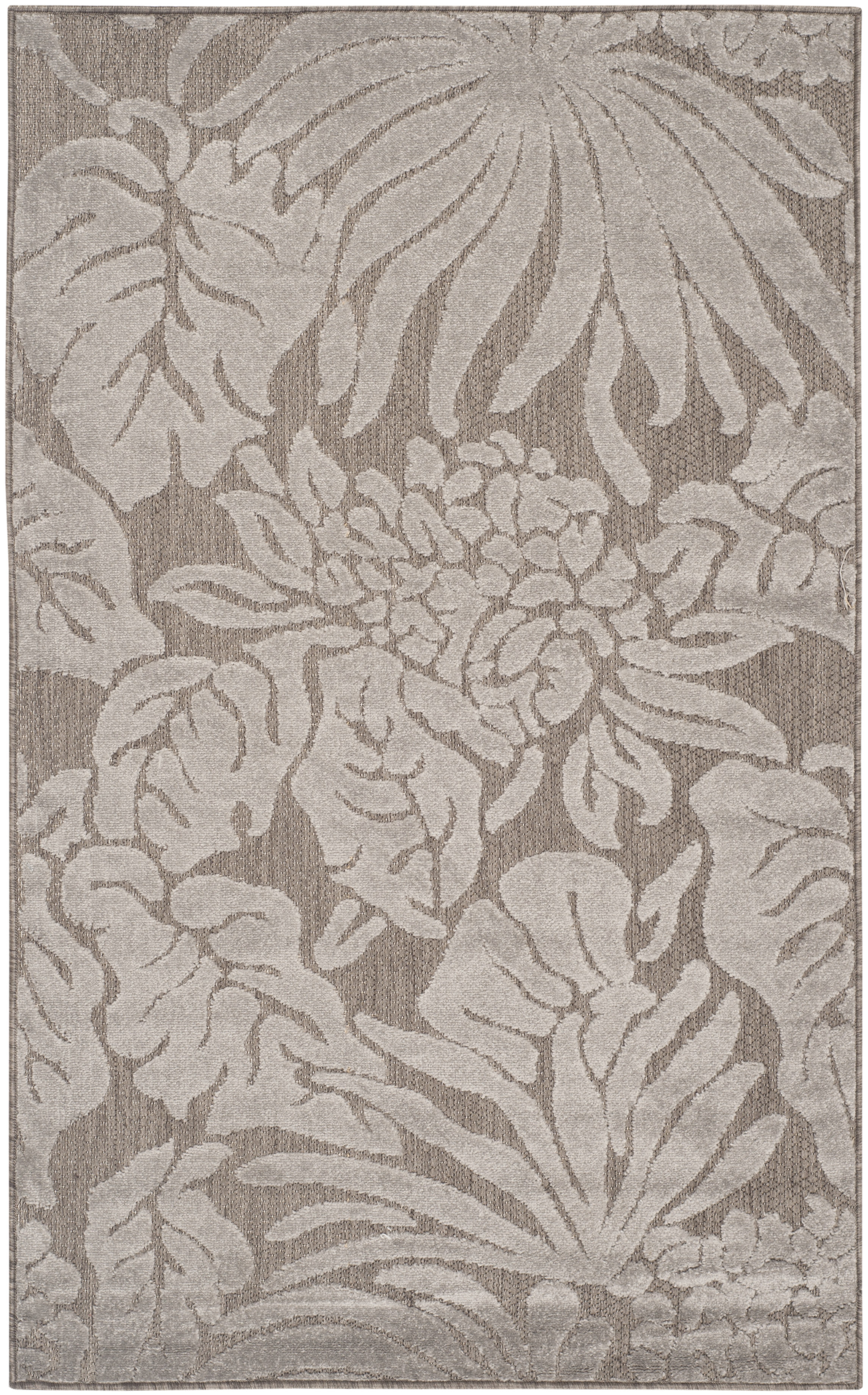 Arlo Home Indoor/Outdoor Woven Area Rug, MNR155G, Cement,  3' 3" X 5' 3" - Image 0