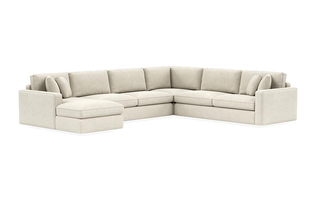 James 4-Piece 5-Seat Corner Chaise Sectional Left - Image 1