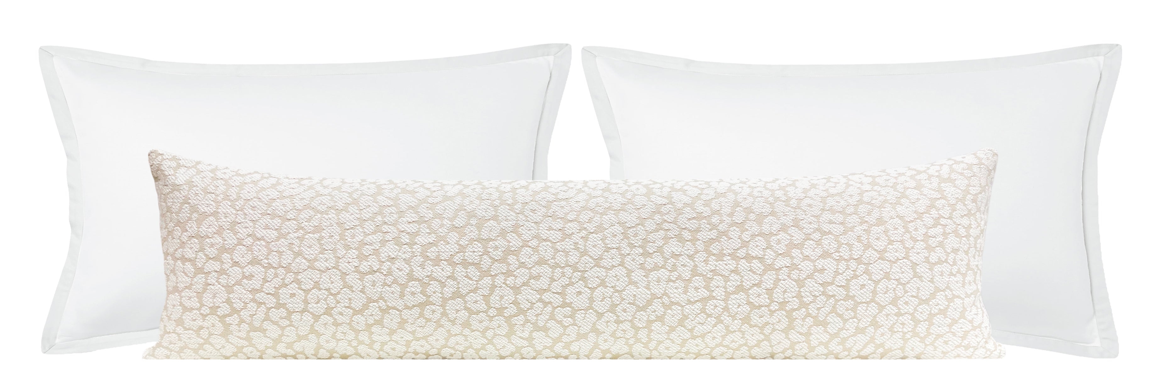 THE XL LUMBAR :: LEOPARD CHENILLE // NATURAL - 14" X 48" - Image 2