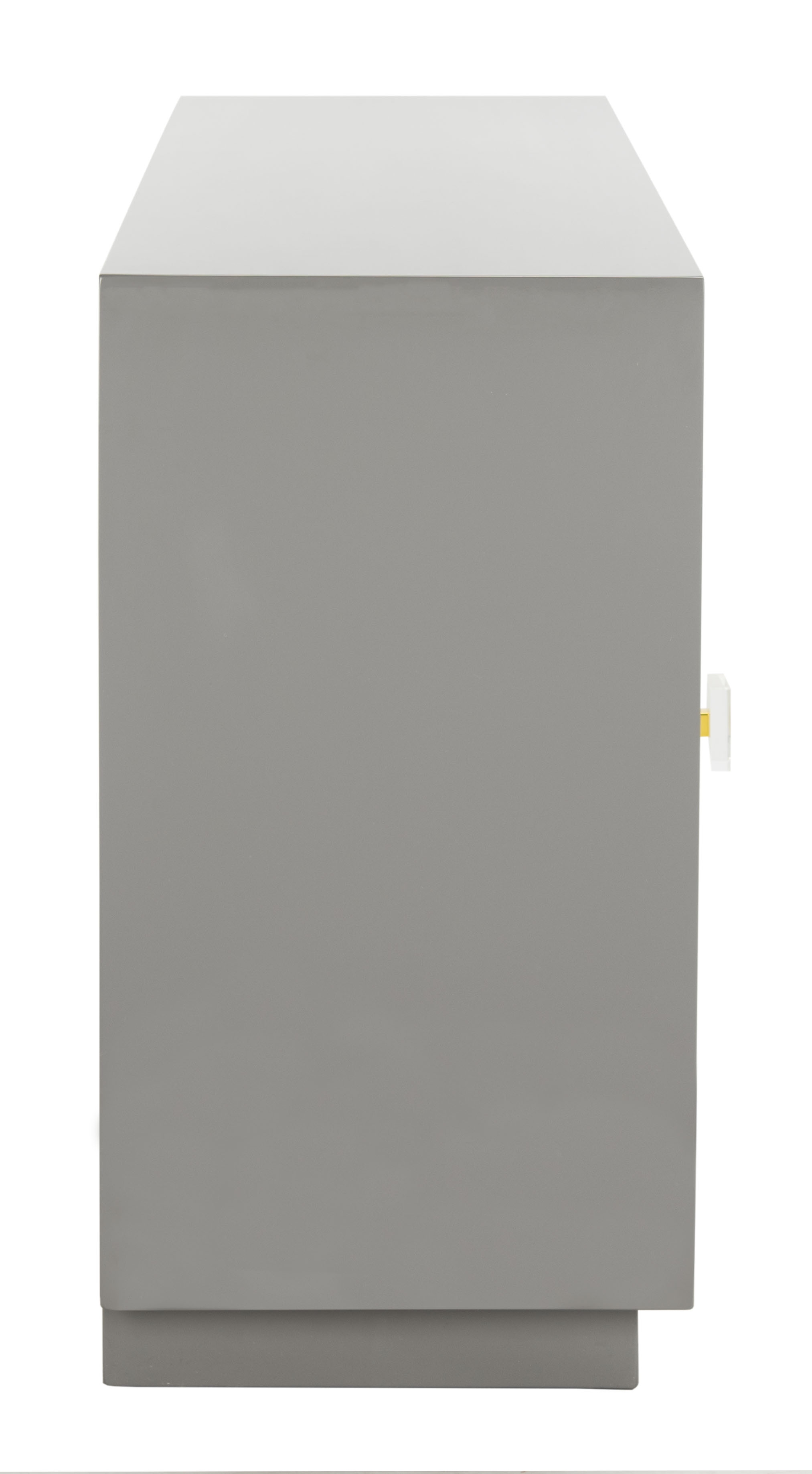 Felice 3 Door Eglomise Sideboard - Gray - Safavieh - Image 2