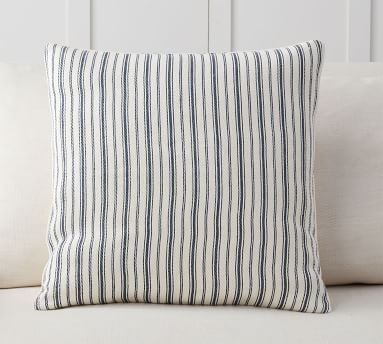 Modern Stripe Blue Pillow Cover Set - Image 4