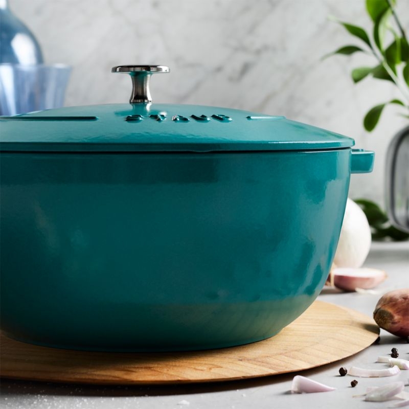 Staub ® Turquoise Cast Iron 5-Qt. Essential French Oven - Image 5