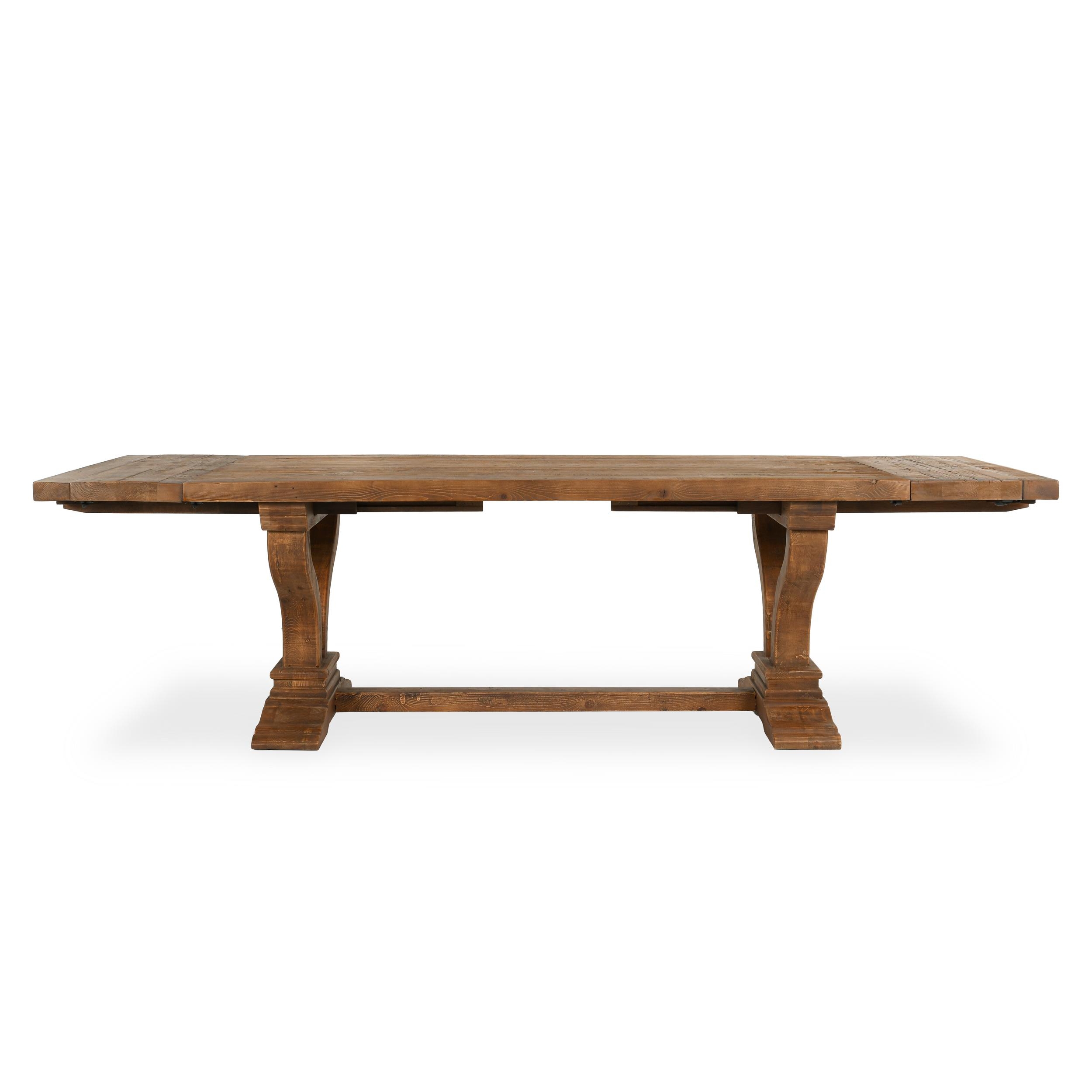 Alexander 110" Ext Dining Table Brown - Image 1