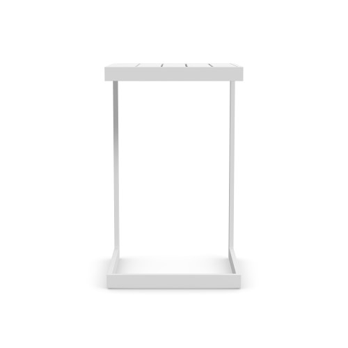 Santa Barbara Metal C Table, White - Image 0