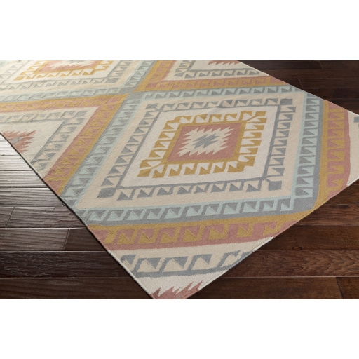 Wanderer Green Indoor 9' x 13' Handmade Rug - Image 2