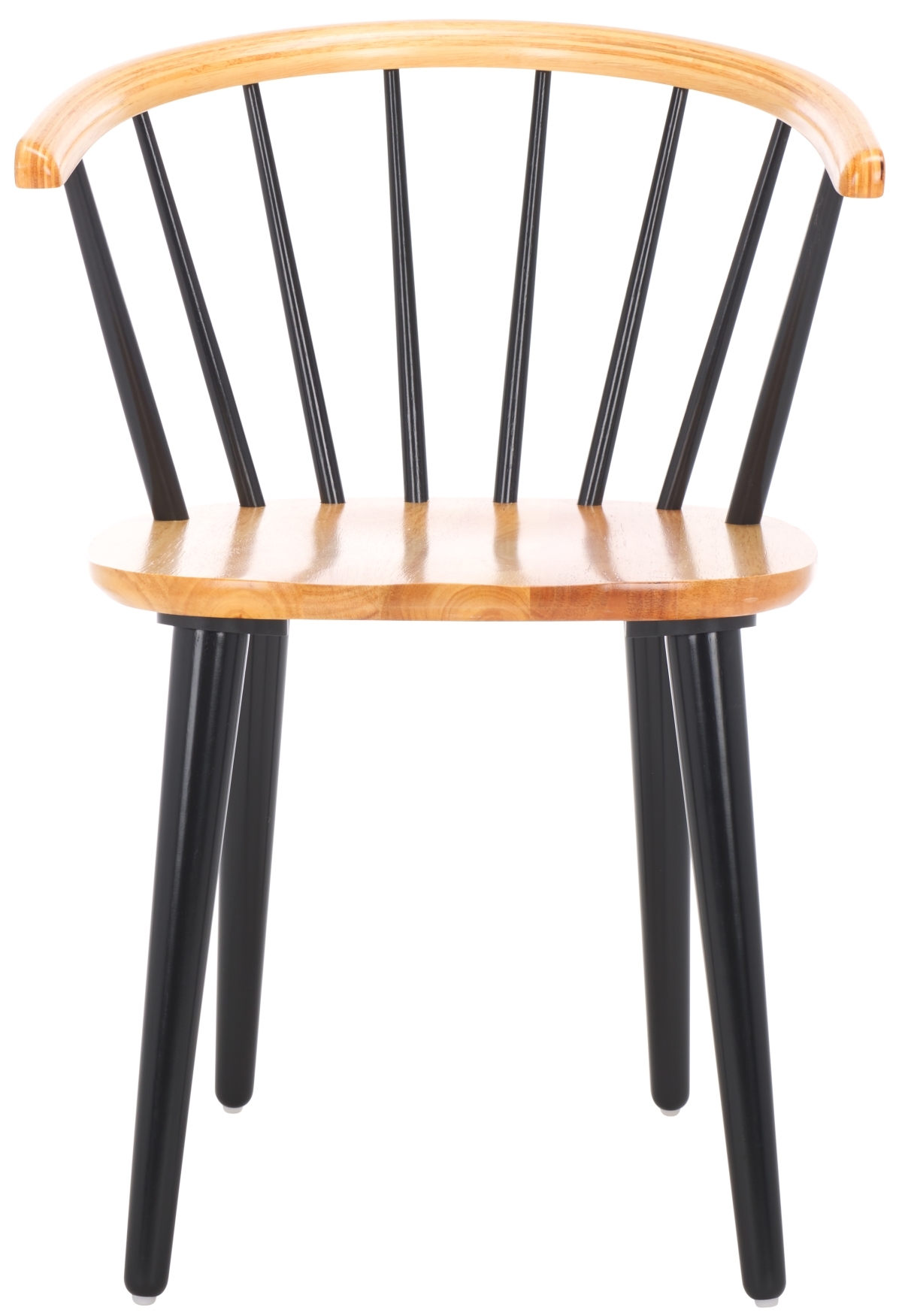 Blanchard Side Chair - Natural / Black - Safavieh - Image 0