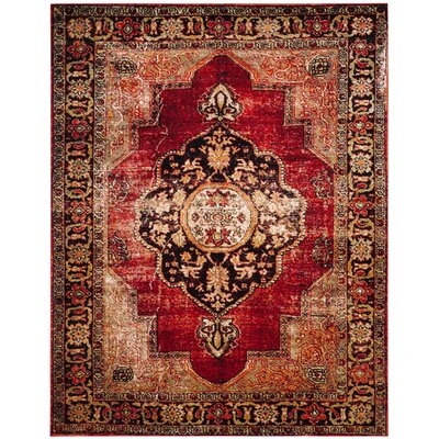 Fitzpatrick Oriental Red Area Rug - Image 0