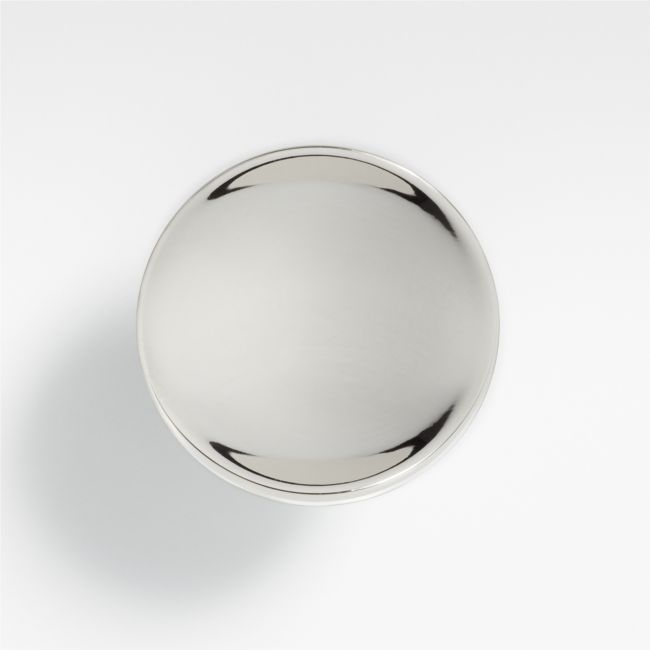 Dish Polished Nickel Knob - Image 0