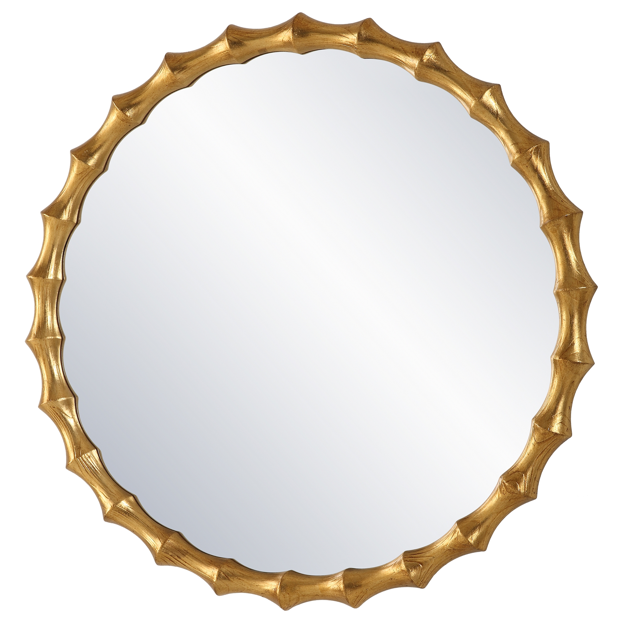 Nacala Round Gold Mirror - Image 3