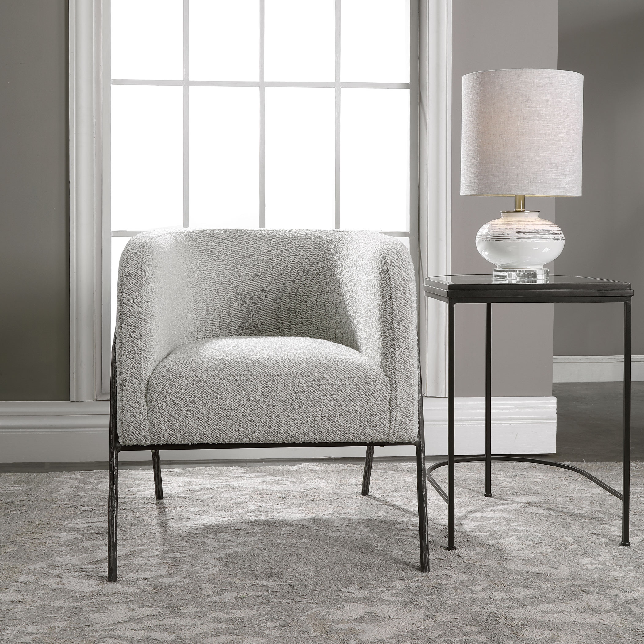 Jacobsen Accent Chair, Gray - Image 4
