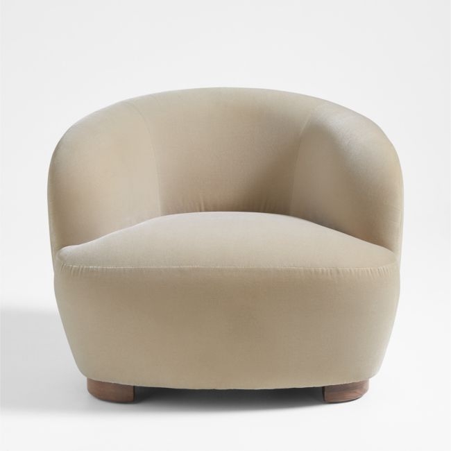 Le Marché Taupe Accent Chair by Athena Calderone - Image 0