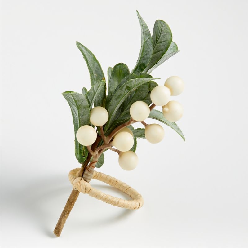 Holiday Polar Berry Napkin Ring - Image 1