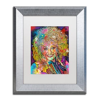 Dolly Parton by Dean Russo - Picture Frame Graphic Art on Canvas - Image 0