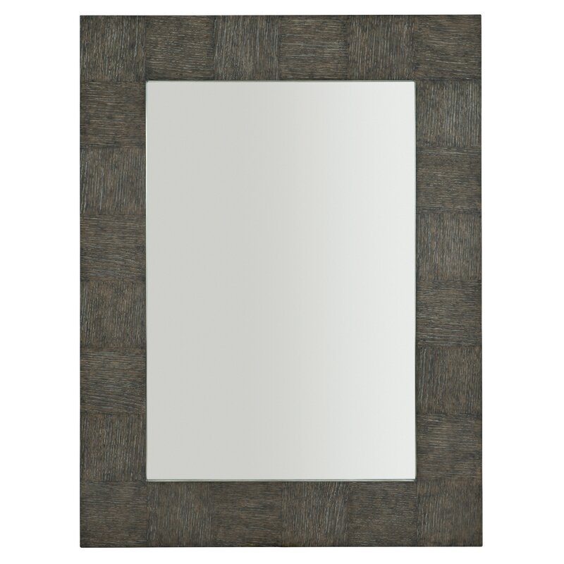 Bernhardt Linea Rustic Distressed Dresser Mirror - Image 0