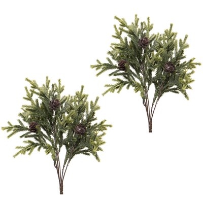 2 Artificial Pine Plant Set - Image 0