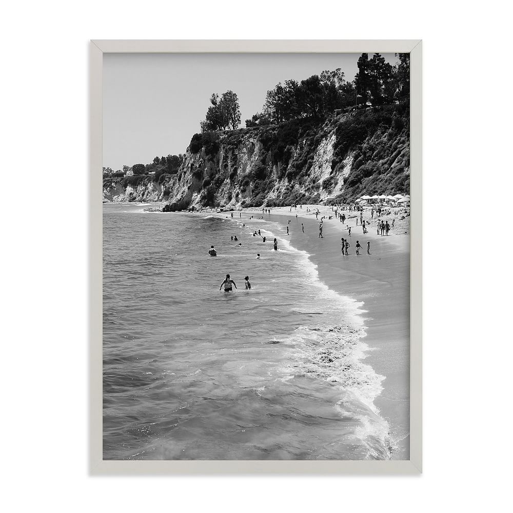 Day At The Beach Framed Art by Minted(R), Gray, 18"x24" - Image 0