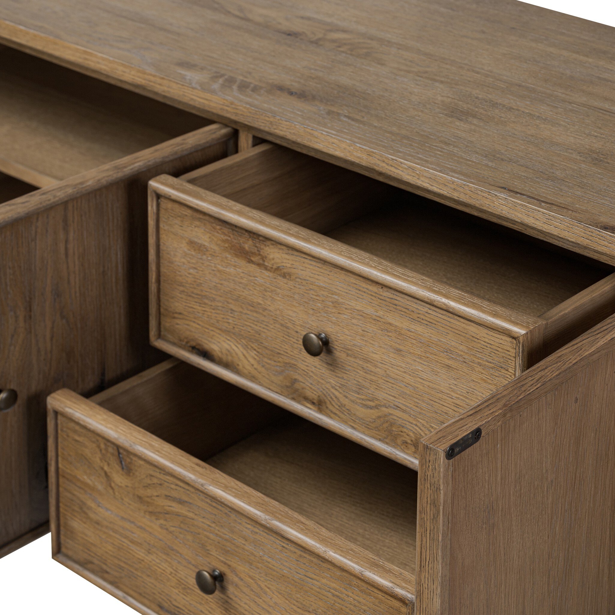 Bari Sideboard - Weathered Oak Veneer by Amber Lewis x Four Hands - Image 9