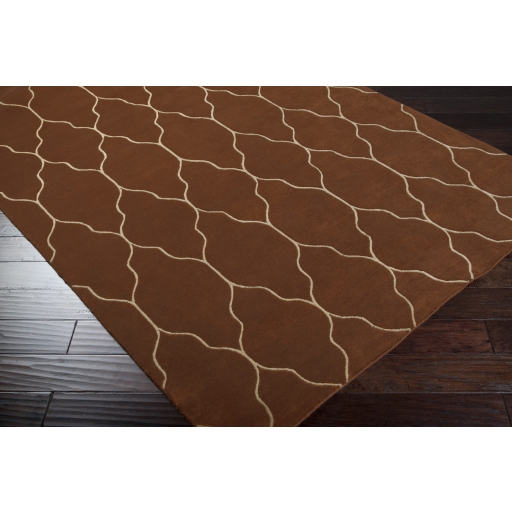 Gates Brown Indoor 5' x 8' Handmade Rug - Image 1