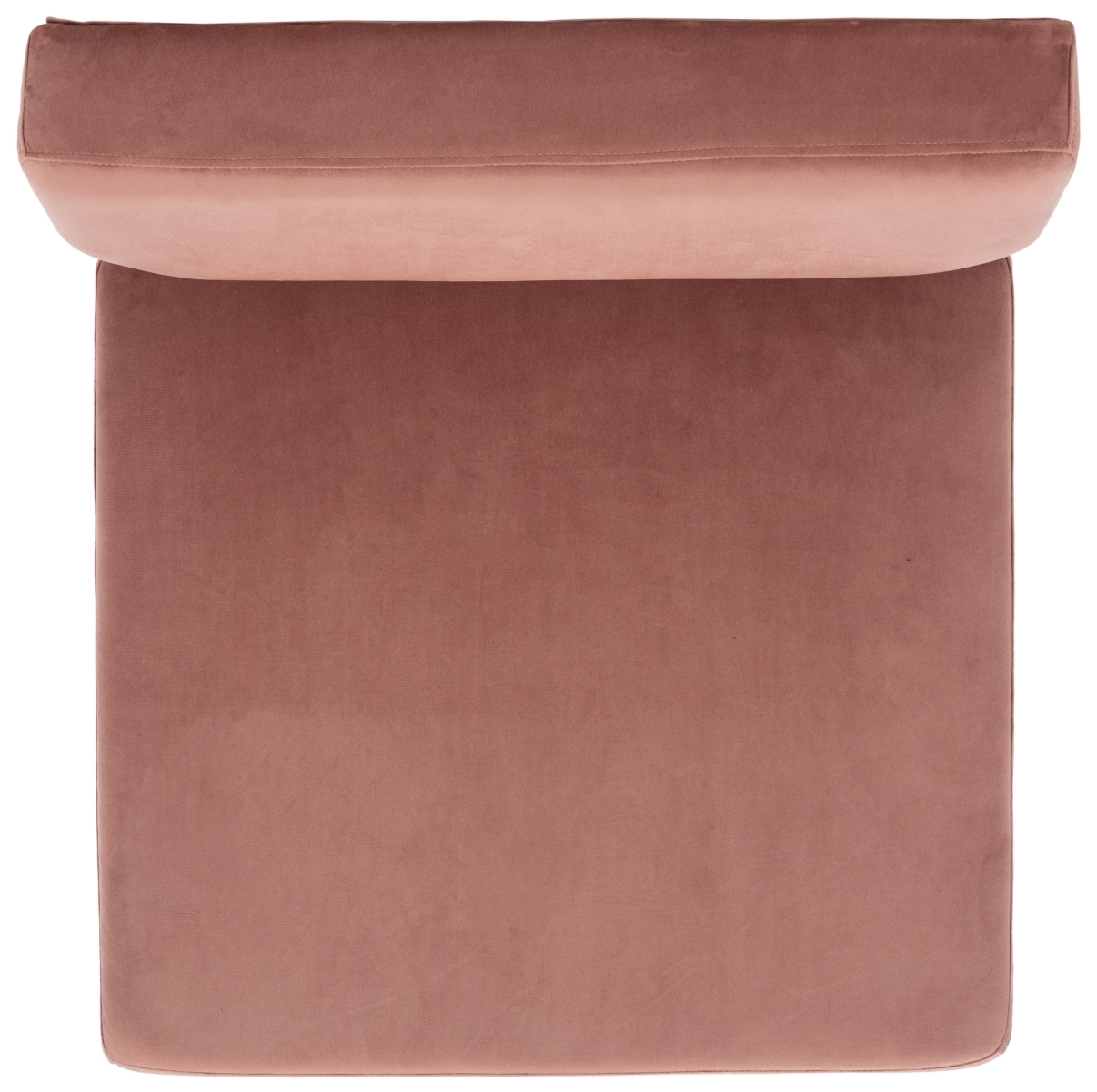 Kermit Accent Chair - Dusty Rose / Black - Safavieh - Image 4