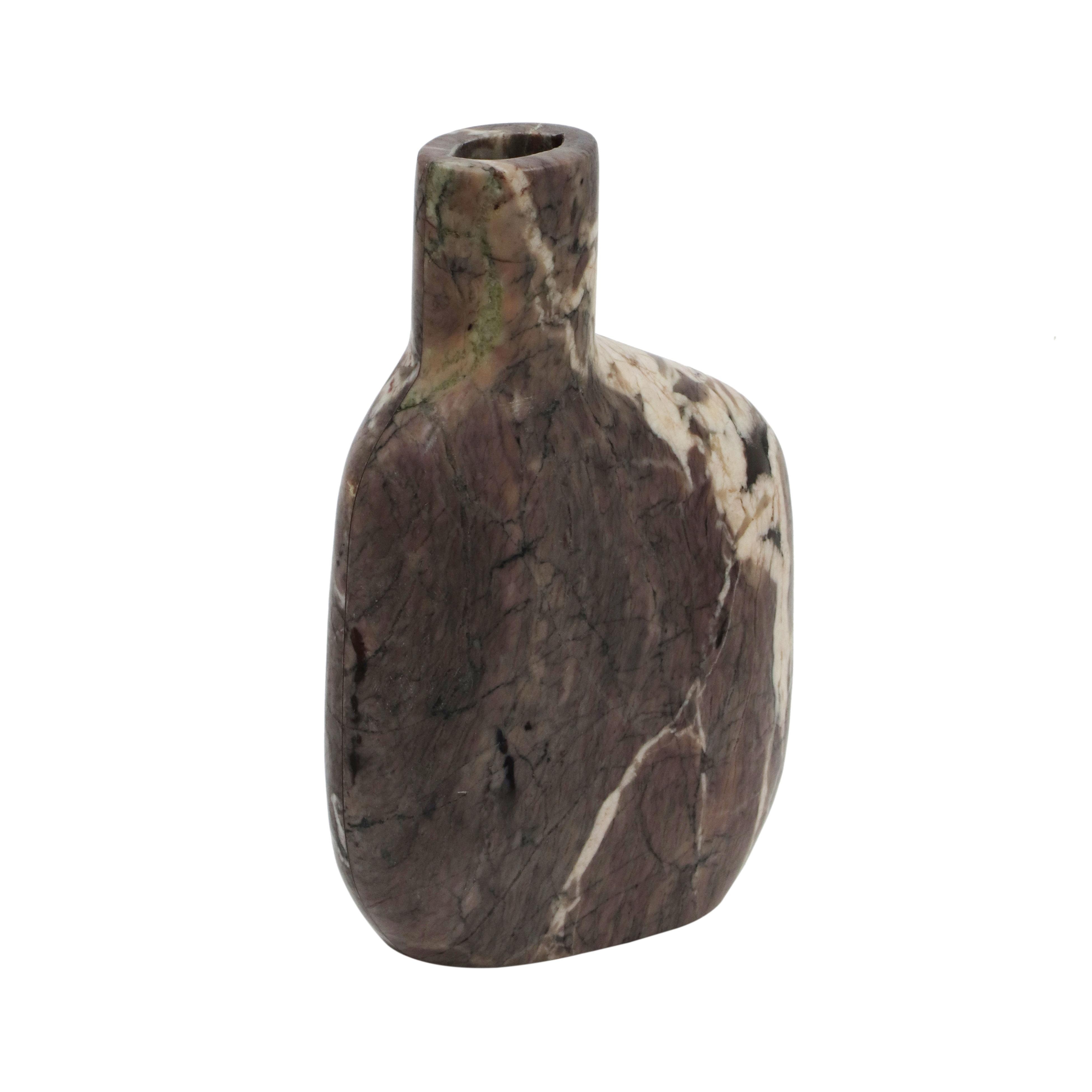 Pika Grey Marble Vase - Medium - Image 1