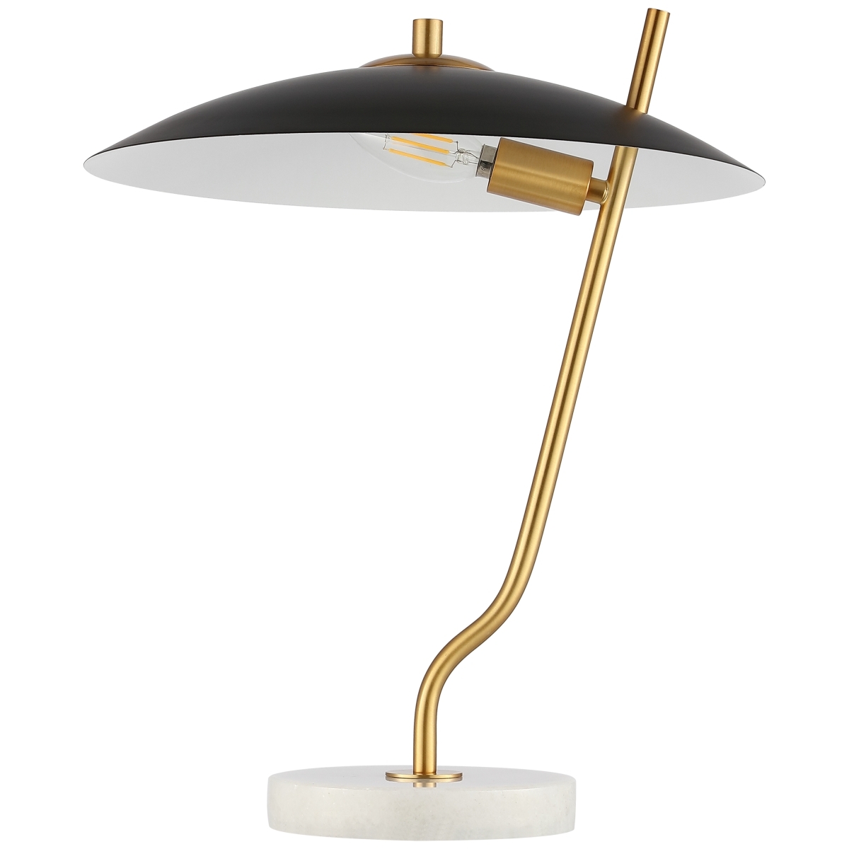 Studio 16.5 Inch Table Lamp - Black/Brass - Image 0