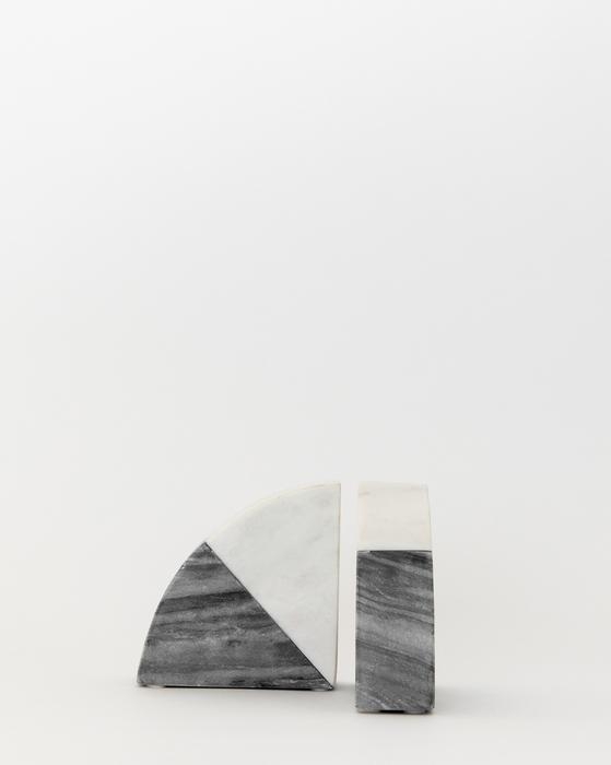 Duotone Marble Bookends, Set of 2 - Image 6