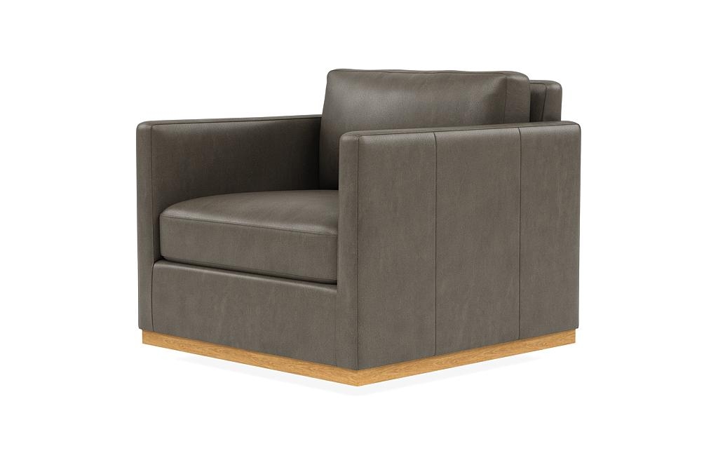 Jasper Leather Swivel Chair - Image 2