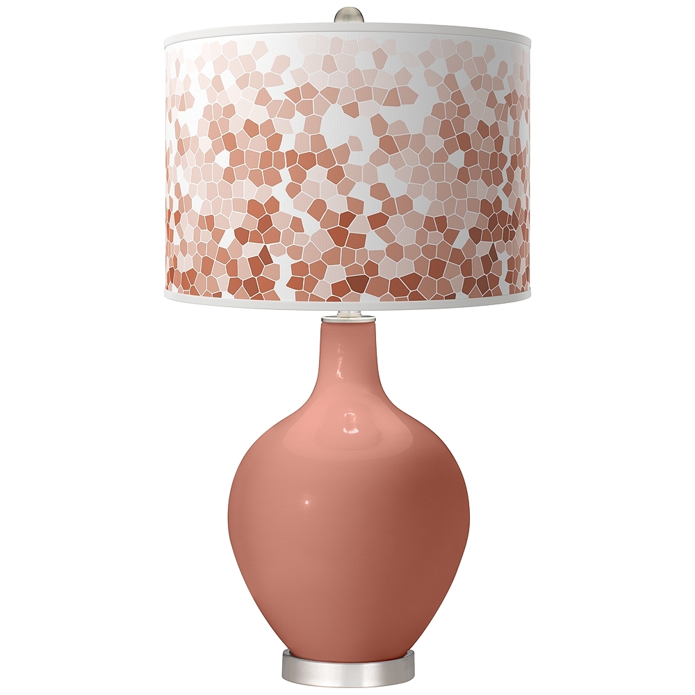 Rojo Dust Mosaic Ovo Table Lamp - Image 0