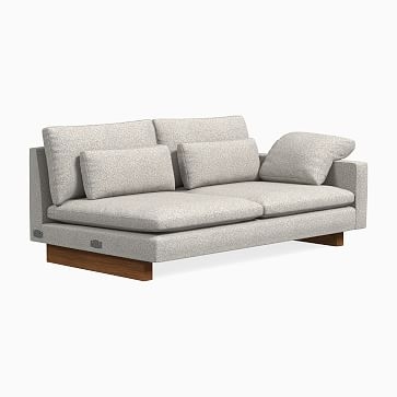 Harmony XL RA Grand Sofa, Down Blend, Deco Weave, Clay, Dark Walnut - Image 3