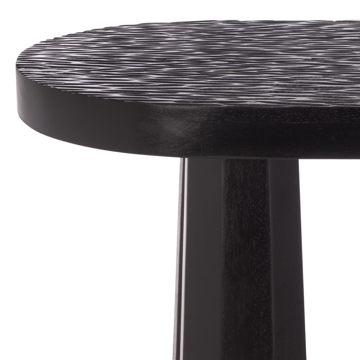 Petraclara Wood Console Table - Black - Image 2