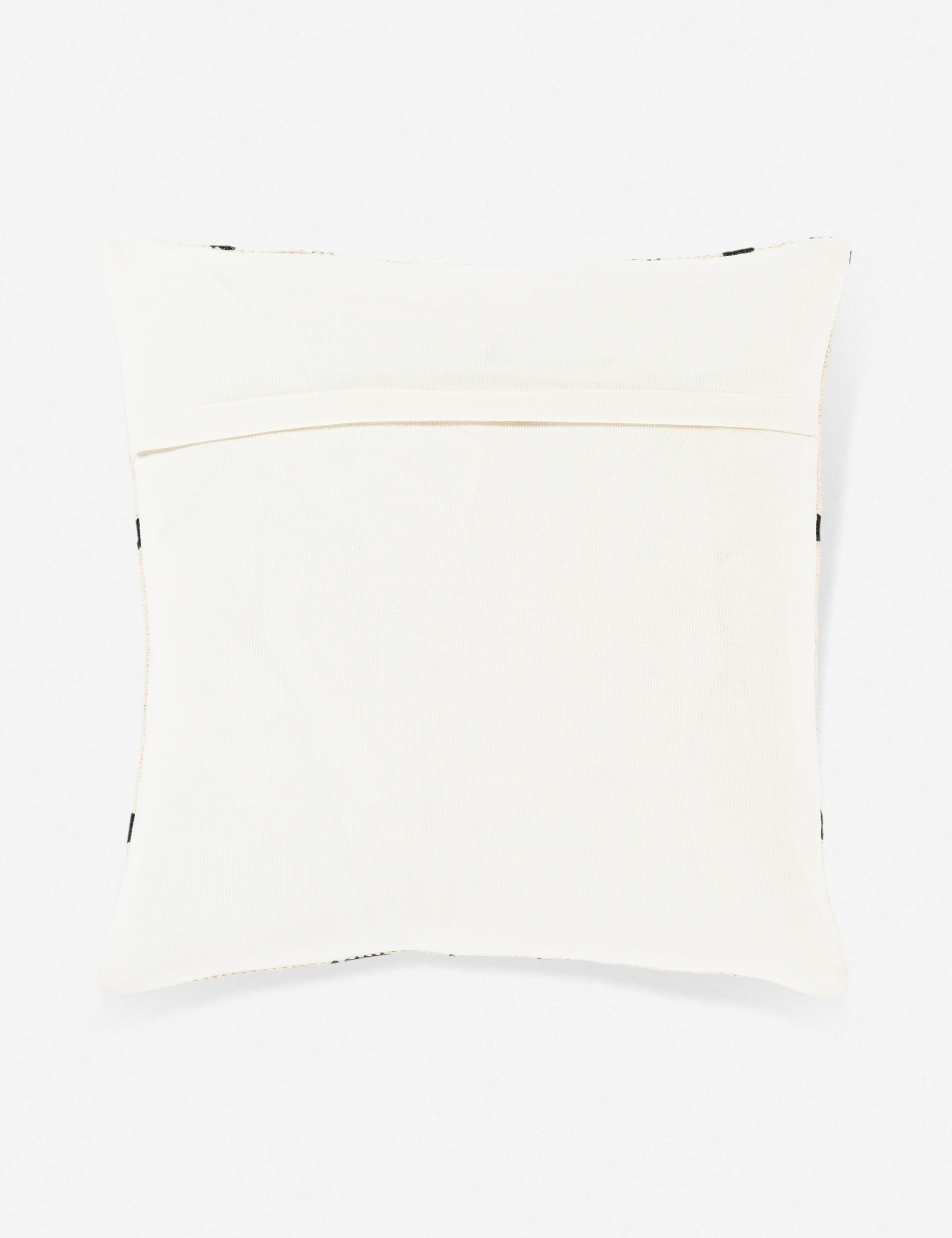 Marvella Pillow, Black and Ivory 20" x 20" - Image 1