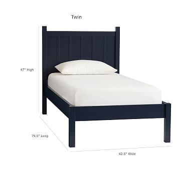 Camp Bed Without Footboard, Twin, Navy, UPS - Image 3