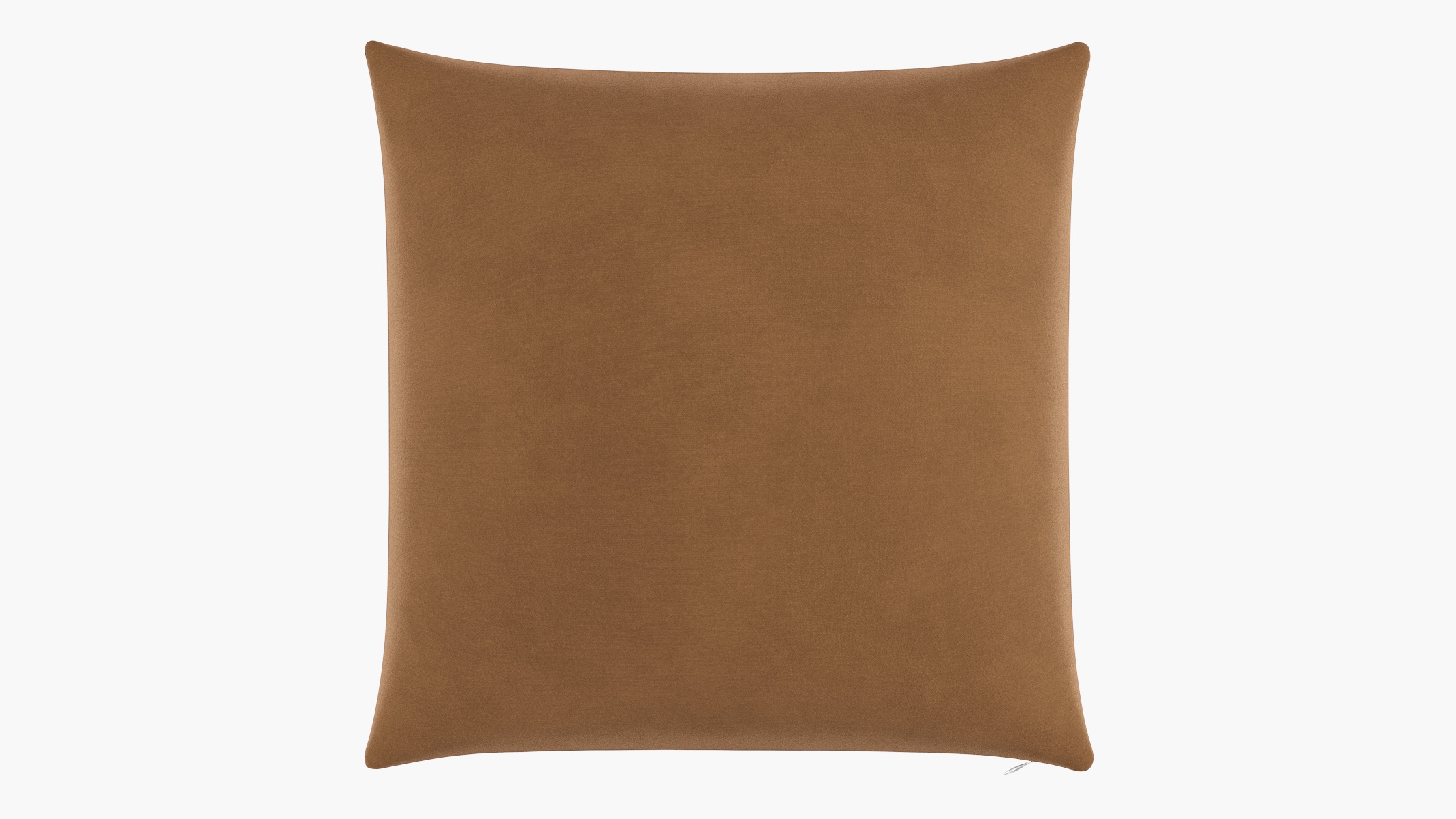 Throw Pillow 26", Nutmeg Luxe Velvet, 26" x 26" - Image 0
