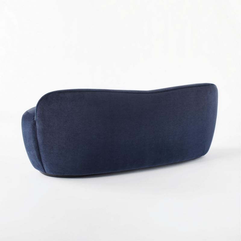 Orleans Navy Velvet Bench - Image 4