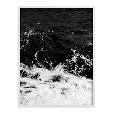 Obsidian Sea by Kamala Nahas, Black Wood Frame, 30"x40" - Image 3