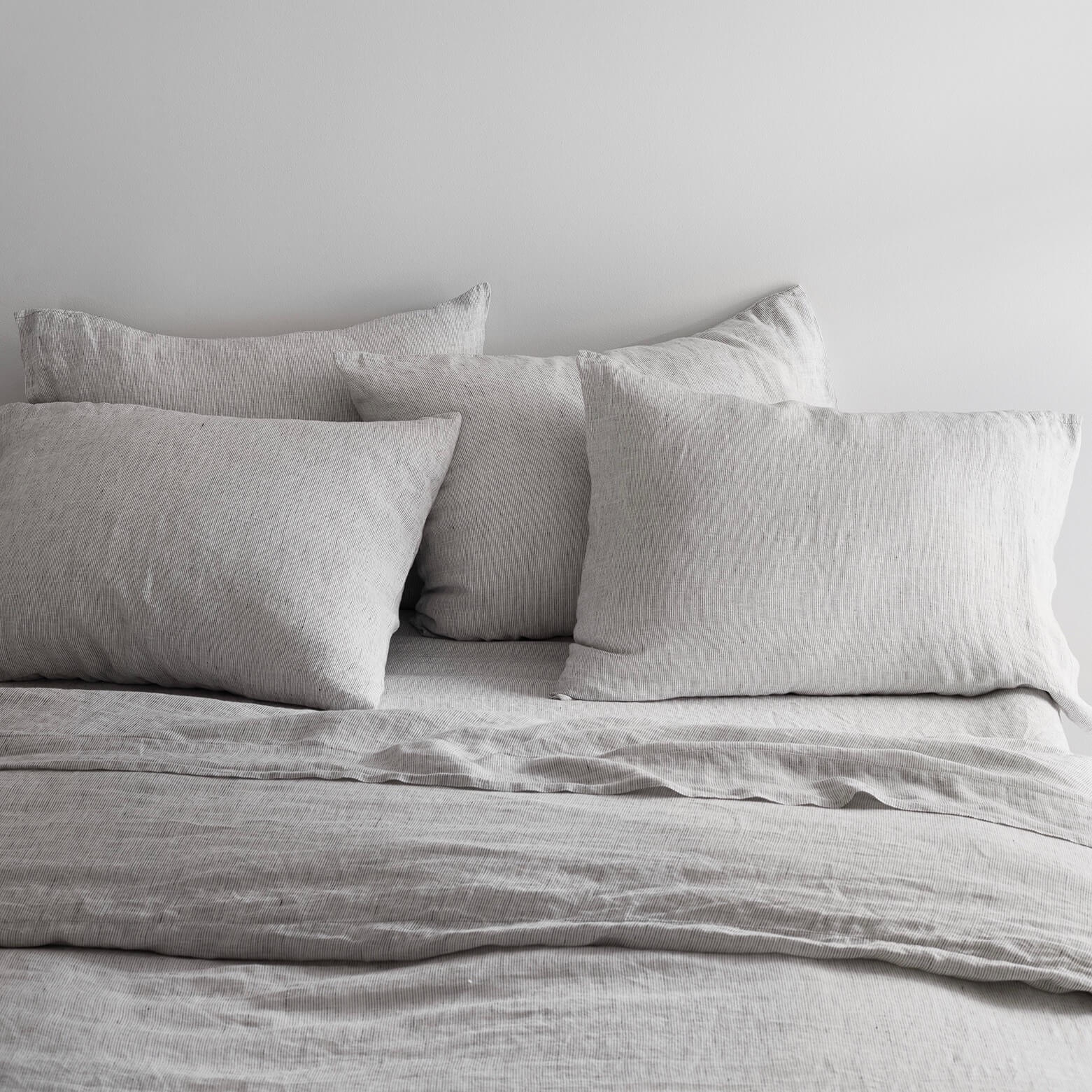 The Citizenry Stonewashed Linen Duvet Cover | Full/Queen | Duvet Only | Sand - Image 3