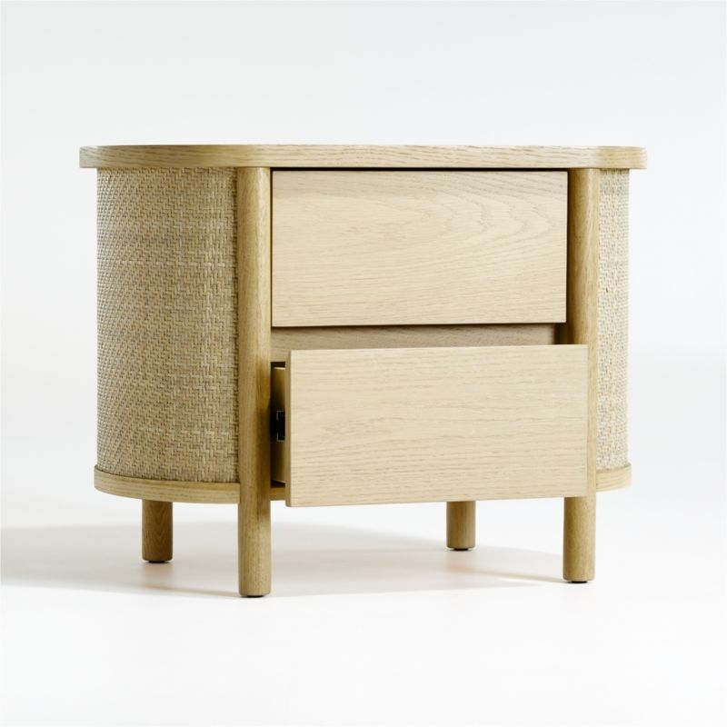 Set of 2 Canyon Natural Wood 2-Drawer Kids Nightstand by Leanne Ford - Image 9