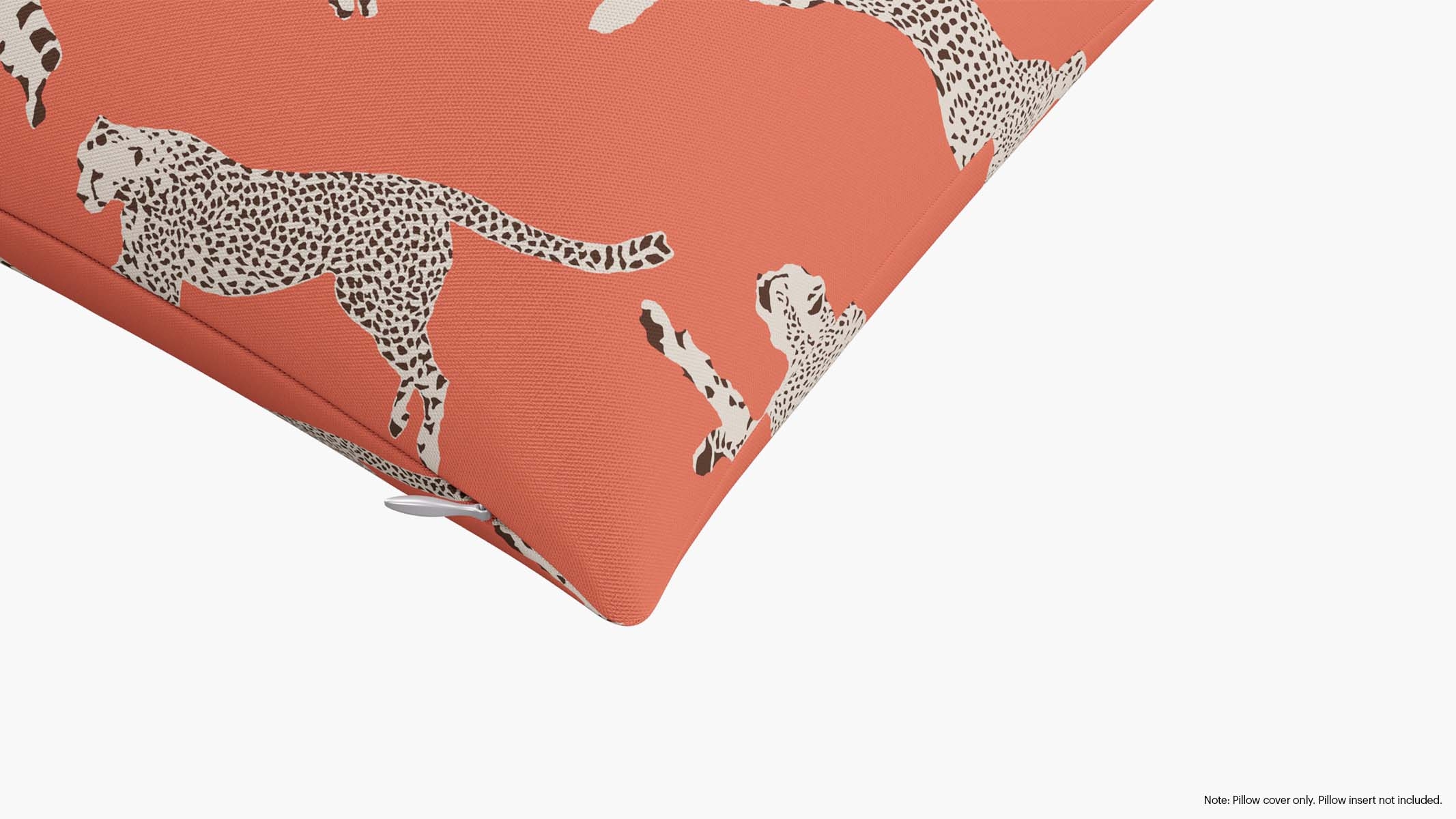 Throw Pillow Cover 14" x 20", Henna Cheetah, 14" x 20" - Image 1