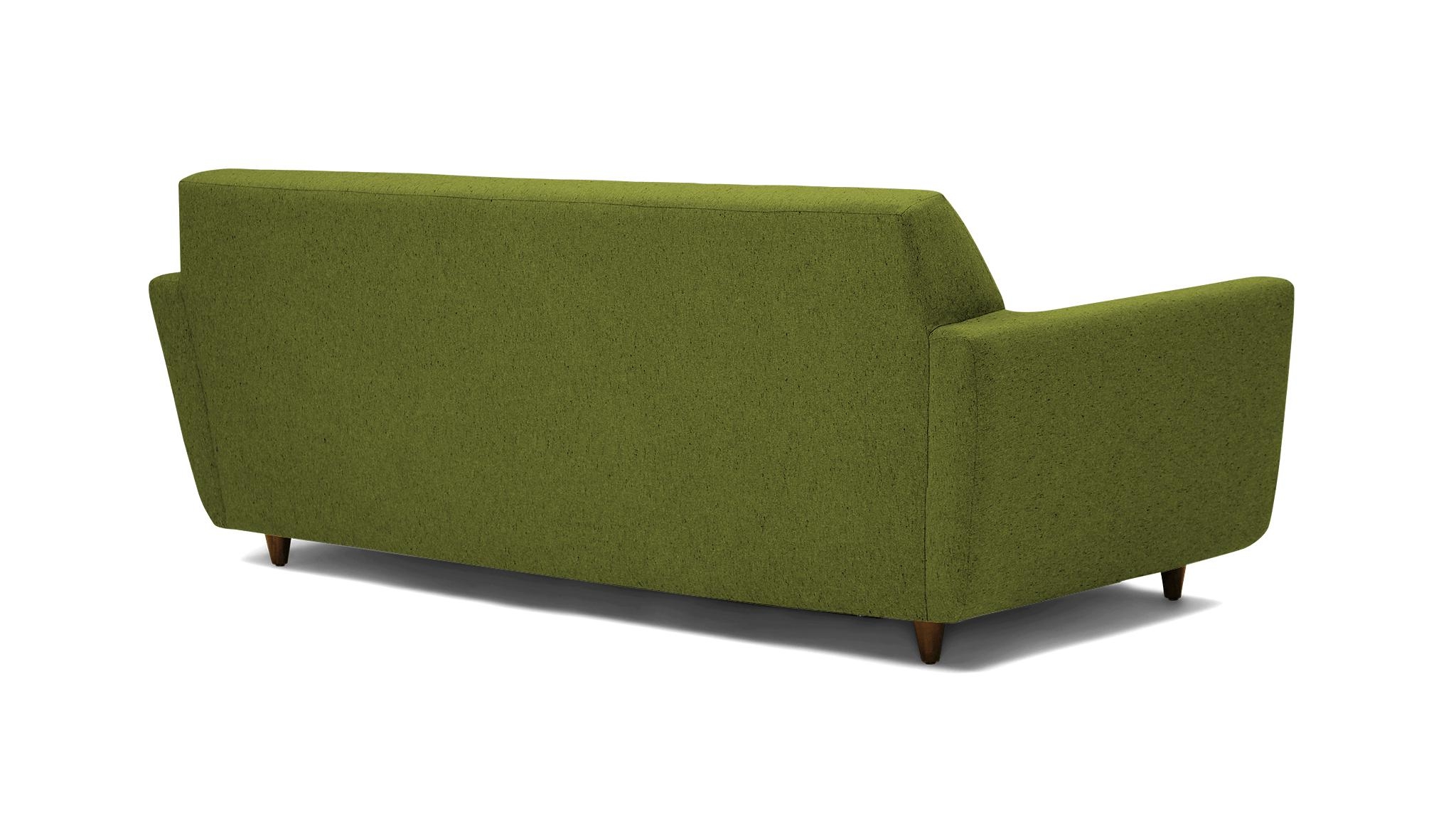 Green Hughes Mid Century Modern Sleeper Sofa - Royale Apple - Mocha - Image 3