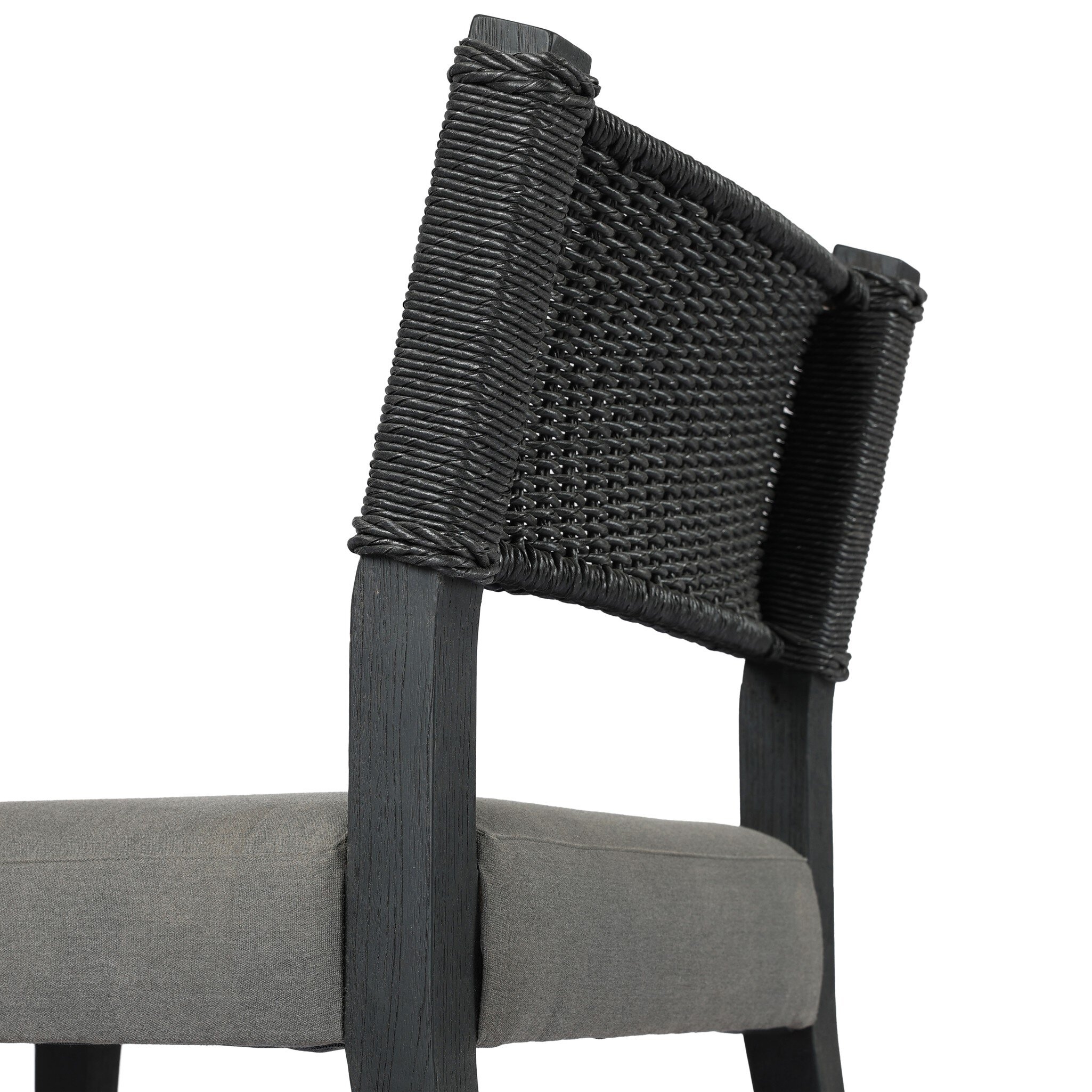 Ferris Outdoor Dining Chair - Arashi Graphite - Image 5