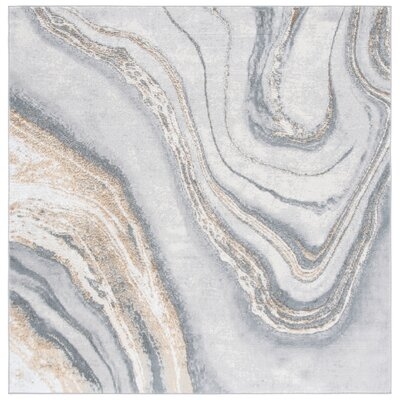 Vasek Abstract Gray Area Rug - Image 0